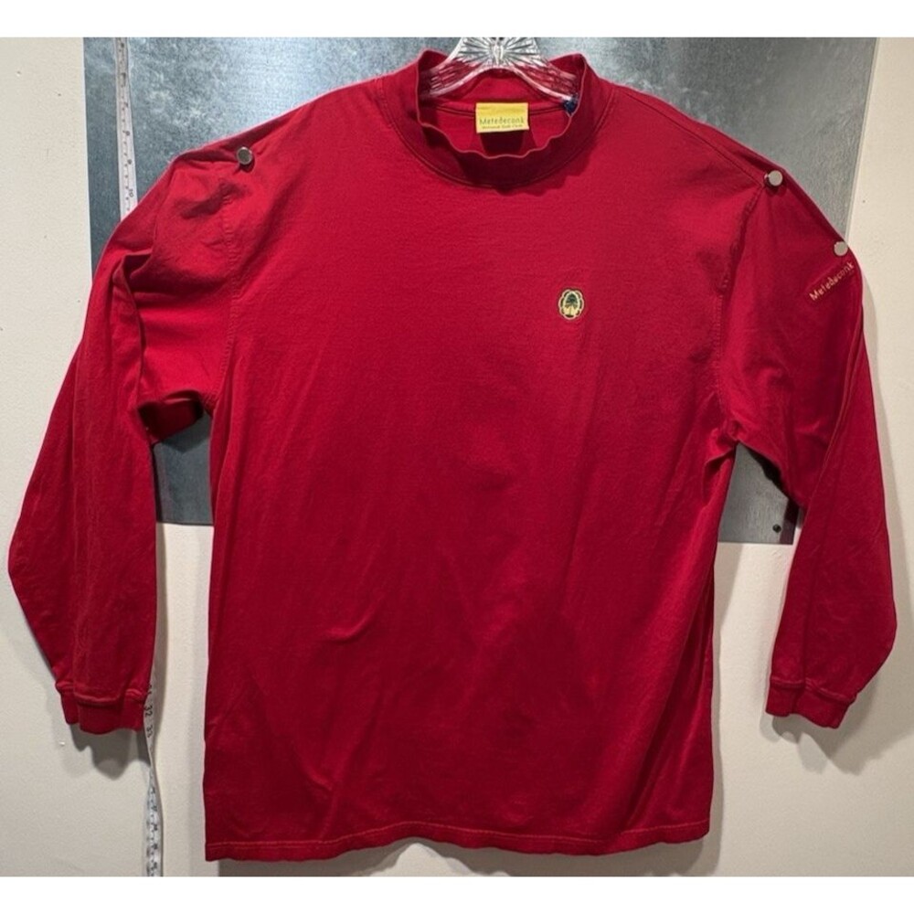 Metedeconk National Golf Club Embroidered Long Sleeve 100% Mercerized Cotton XL